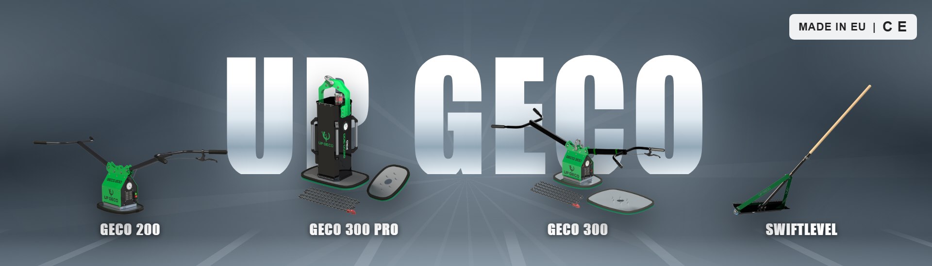 UP GECO Vakuumheber — GECO 200, GECO 300 PRO, GECO 300, SwiftLevel