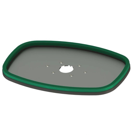 Placa de succión Geco 600x375 mm con una capacidad de elevación de 200-320 kg