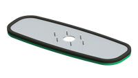 Up Geco Saugplatte270x780 mm von der Tragfähigkeit 200/320 kg schmal